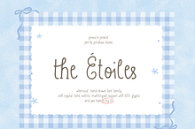 The Etoiles - Hand-drawn Font Family