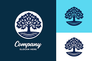 Shady Tree Modern Logo Design, a Branding & Logo Template by funpixel