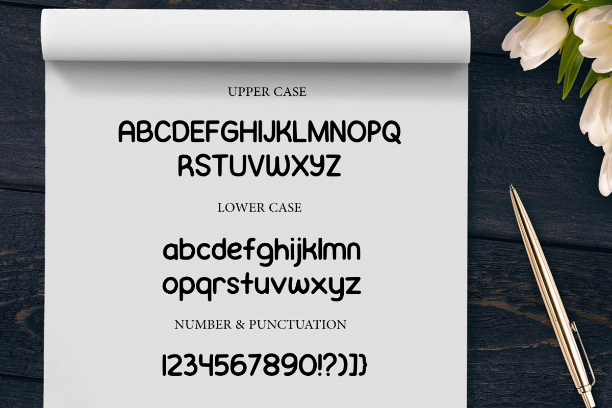Lady Diary Font preview 2