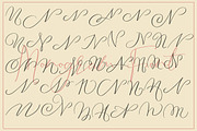 MONOGRAMS BUNDLE A to Z, a Script Font by AMINMARIO (Thumbnail 21 of 37)