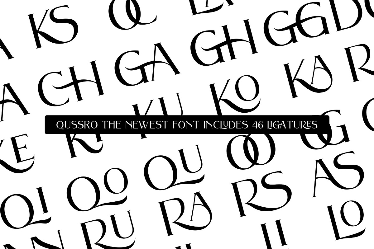 Qussro - Elegant Serif Font, a Serif Font by BOOSH Studio (Photo 5 of 9)