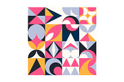 Geometric Mid Century Modern Pattern, a Pattern Graphic by Neo Geo (Thumbnail 4 of 11)