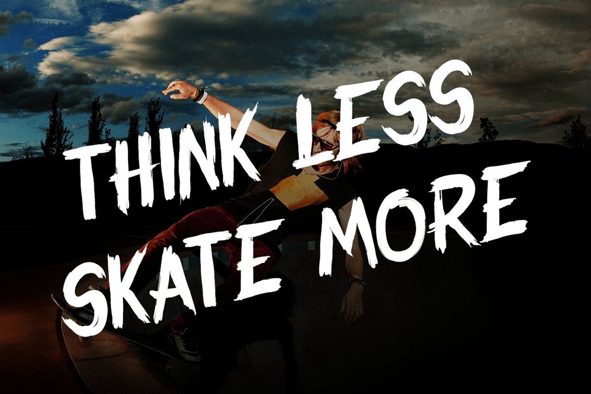 Rough Stroke – Graffiti Display Font, a Sans Serif Font by Pinisi ART (Photo 4 of 9)