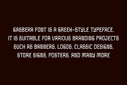 Gasbera - Greek Typeface Font, a Sans Serif Font by QR Design Studio (Thumbnail 5 of 7)