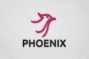 Red Phoenix Bird Animal Head Logo, a Branding & Logo Template by jongcreative (Thumbnail 1 of 3)