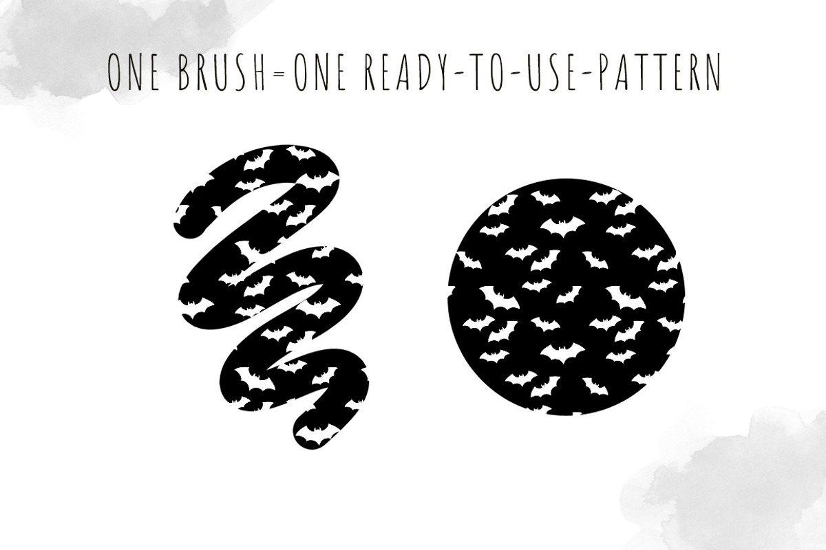 Halloween Procreate Brushes, a Brush Add-On by Mari_Caliart (Photo 4 of 16)