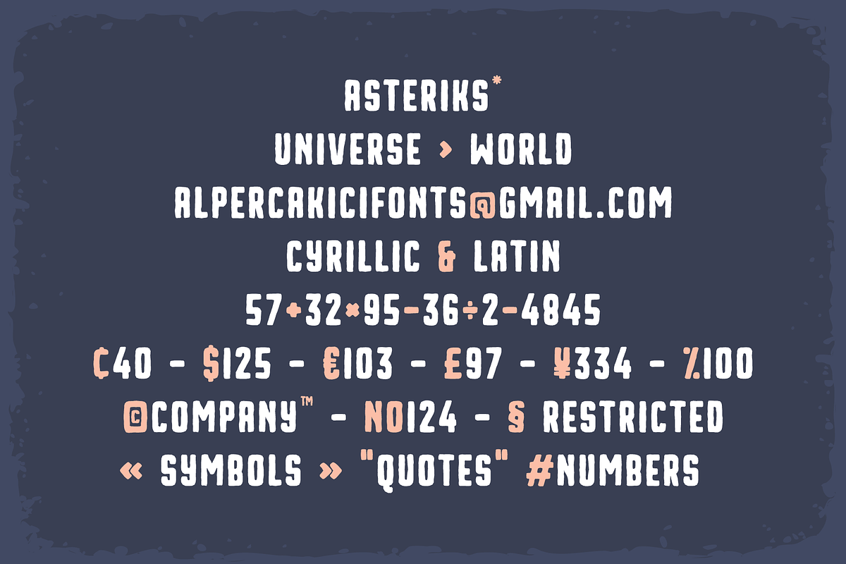 Aquanus - Bold Eroded Font Family, a Handwritten Font by alpercakici (Photo 11 of 14)
