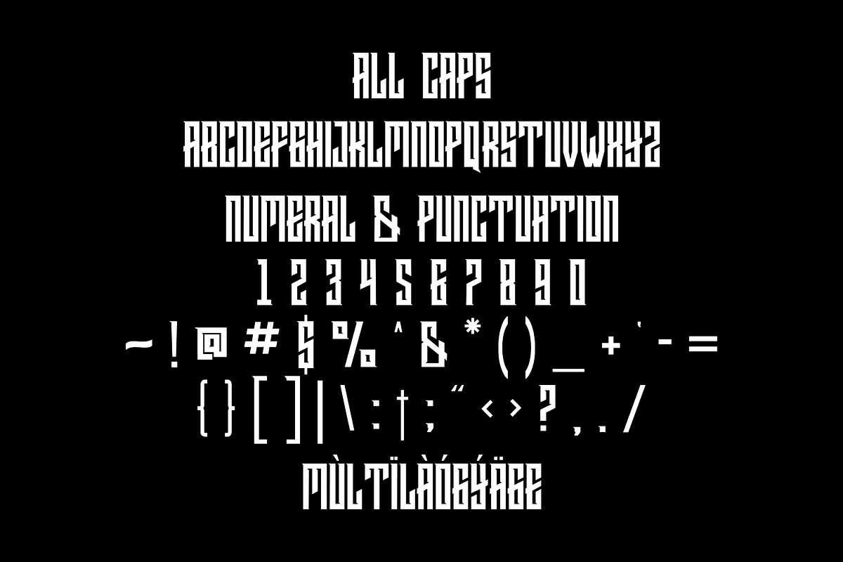DEMARUS, a Font by zamjumps (Photo 5 of 6)