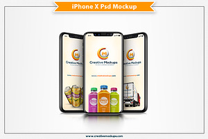 iPhone X Psd Mockup