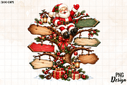 Santa Wooden Direction Tree PNG, an Object Graphic by Cut File (Thumbnail 3 of 3)