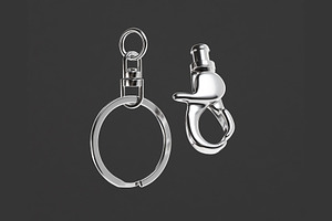 Keychain 3d model 02, an Object 3D Model by fahad121