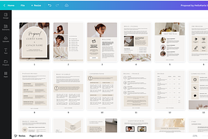 Project Proposal Canva Template