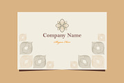 Natural Floral Business card, a Marketing Template by sekitarief (Thumbnail 2 of 3)