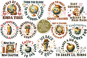 15 BACK TO SCHOOL Quotes Bundle, an Education Illustration by ClipArtTime (Thumbnail 1 of 4)