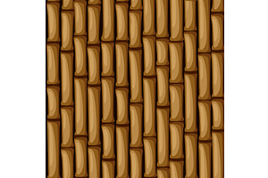 Seamless Brown Bamboo Texture