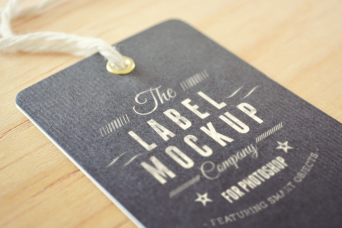Tags / Labels Logo Mockup, a Mockup by eamejia (Photo 4 of 5)