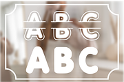 Monogram Logo -Monogram Font, a Sans Serif Font by KiddoGlyphs Studio (Thumbnail 3 of 6)