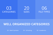 150 Academics Filled Line Icons, an Outline Icon by IconBunny (Thumbnail 3 of 6)