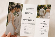 Photo Wedding Program Template, an Invitation Template by Arslan (Thumbnail 3 of 4)