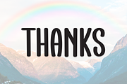 Sunday Rainbow | Script Font, a Script Font by Scratchones (Thumbnail 8 of 8)