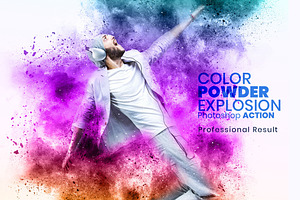 Color Powder Explosion Effect, an Action Add-On by MRI STUDIO