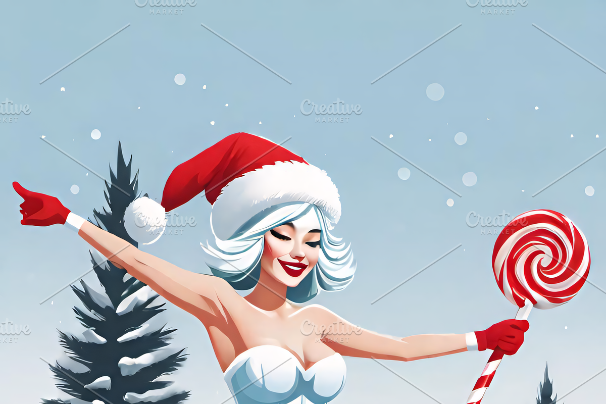 Glam Santa Girls Collection, an Illustration by ETARA by Mea Hau (Photo 6 of 7)