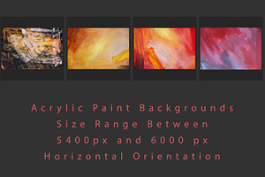 Painted Acrylic Backgrounds