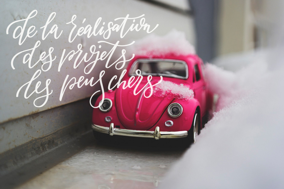 French Christmas lettering overlays, a Social Media Template by Beauty Drops (Photo 4 of 6)