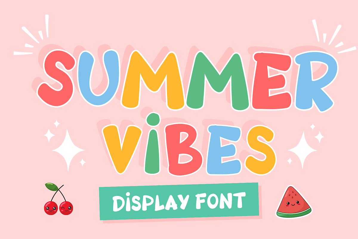 Summer Vibes is a handwritten font, a Handwritten Font by Brown Cupple (Photo 1 of 6)