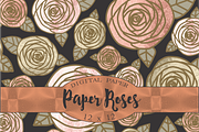 Floral Patterns, paper rose, a Pattern Graphic by Kiwi Fruit Punch (Thumbnail 5 of 5)