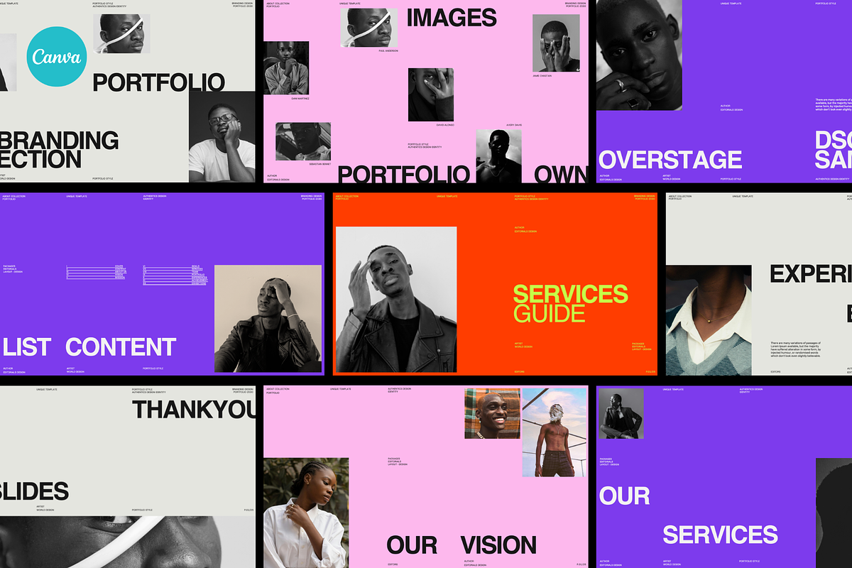 Services Guides Canva Template, a Presentation Template by Creatorism (Photo 1 of 9)