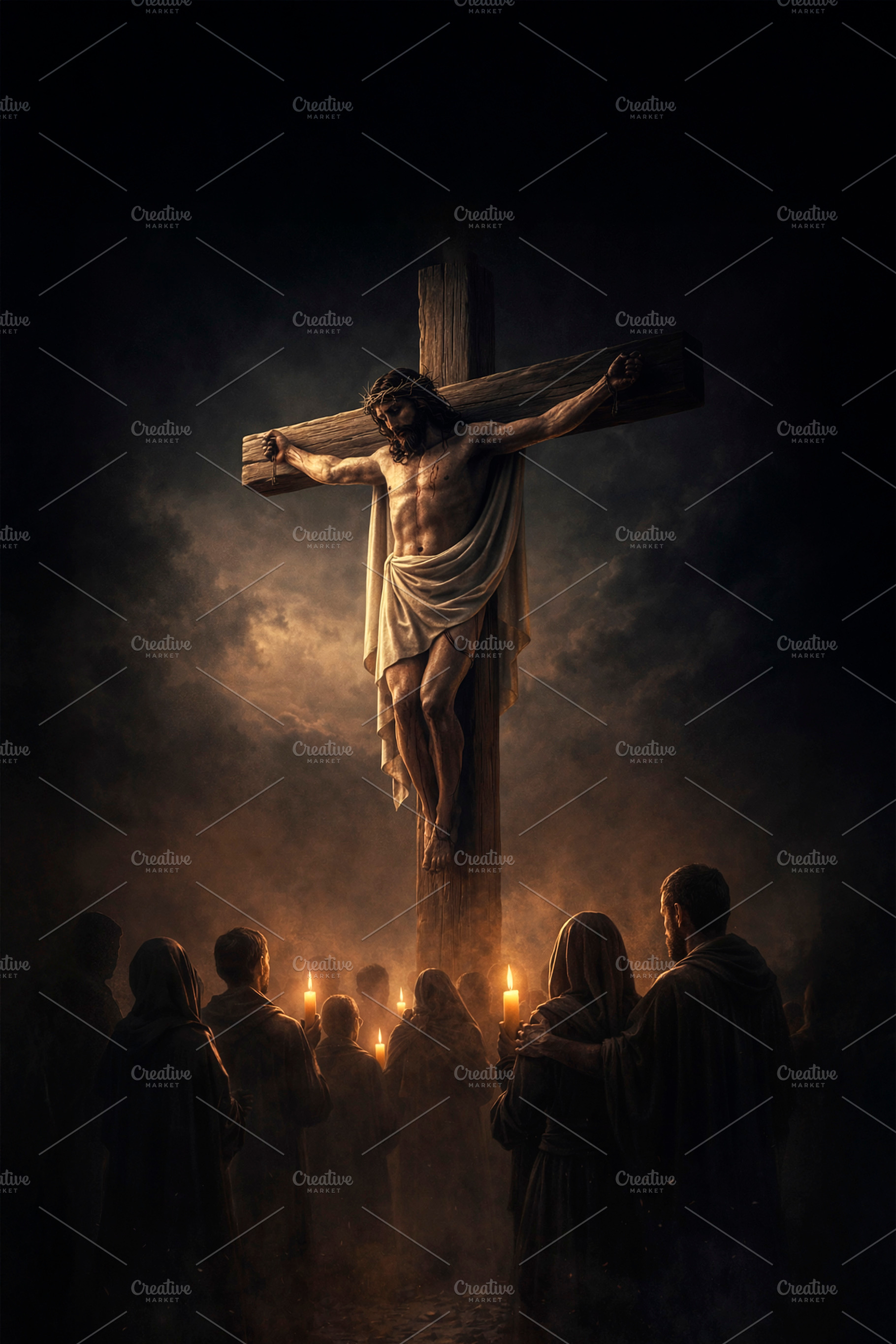 The silent procession of good friday, a Background Photo by DanFLCreativo