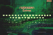 ARKHAM Display Family + Extras, a Font by Jvne77 (Thumbnail 7 of 7)