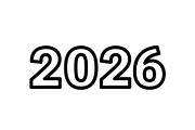 2026 New Year Line Art Bundle, an Illustration by hafijul (Thumbnail 7 of 11)
