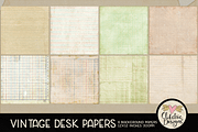 Vintage Desk Papers Backgrounds, a Texture Graphic by Clikchic Designs (Thumbnail 2 of 5)