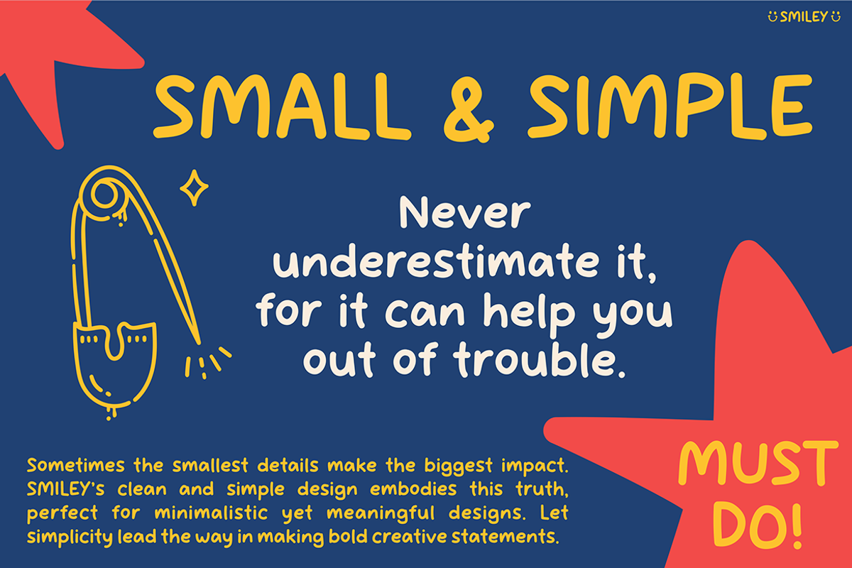 Smiley, a Font by Pinisi ART (Photo 6 of 10)