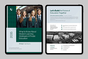 Education Digital Brochure & Report, a Brochure Template by BrandPacks (Thumbnail 5 of 6)