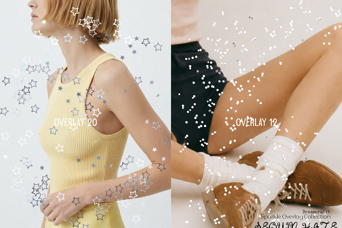 Sequin Haze: Sparkle PNG Overlays, a Texture Graphic by DreamoraArt (Photo 9 of 17)