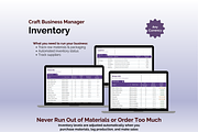 Craft Business Manager-Google Sheets, an App Template by Ardent Workshop (Thumbnail 3 of 9)