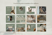 Author Facebook post template, a Social Media Template by Petite Zakka Boutique (Thumbnail 3 of 7)