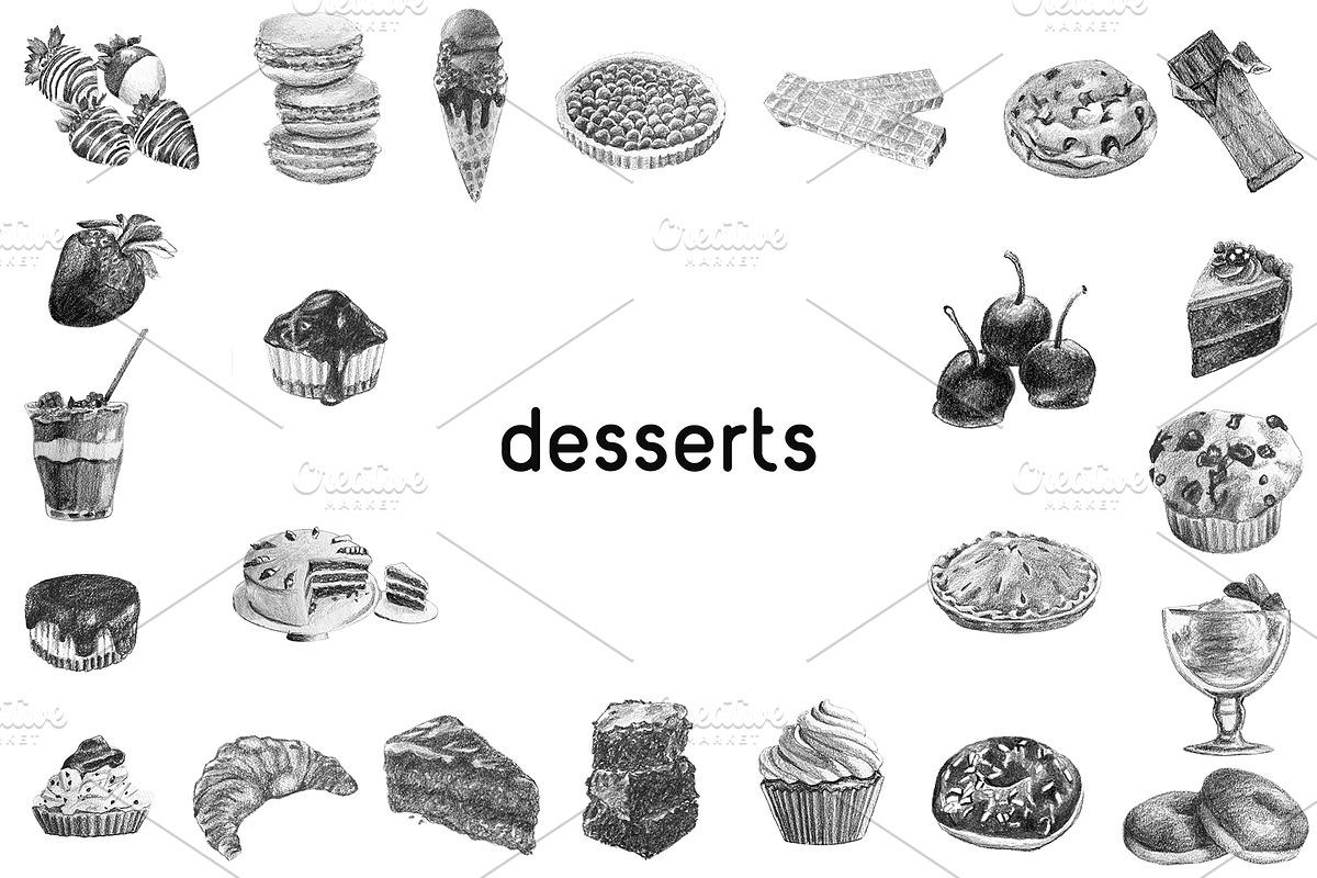 Hand-Drawn Icons (Restaurant/Food), an Icon by Onyx Templates (Photo 4 of 10)