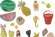 Hello Summer - watercolor, an Illustration by Valeri Nick (Thumbnail 5 of 5)