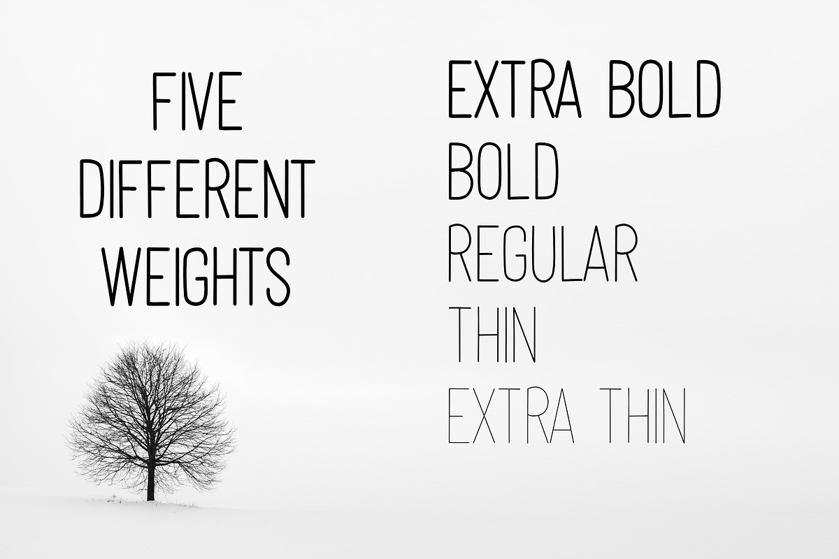 Be You | A simple everyday font, a Sans Serif Font by Design av MAD (Photo 3 of 6)