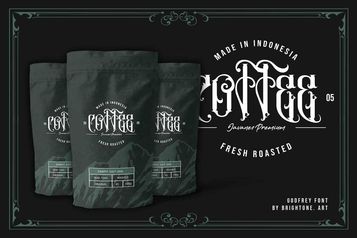 Godfrey - Classic Blackletter, a Blackletter Font by Brightone (Photo 9 of 9)