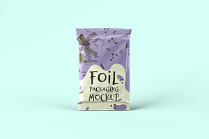 Foil Packaging Mockup - 8 Views