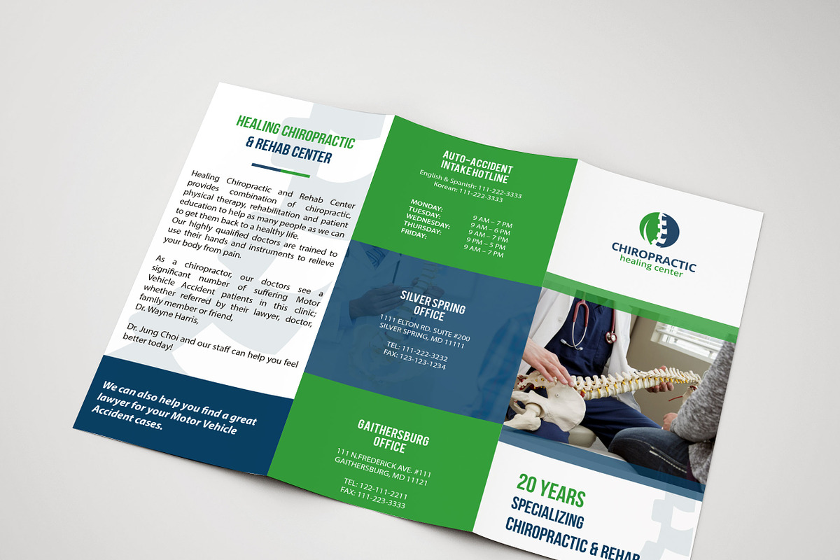 Medical Tri fold Brochure, a Brochure Template by NasirGrfx (Photo 2 of 3)