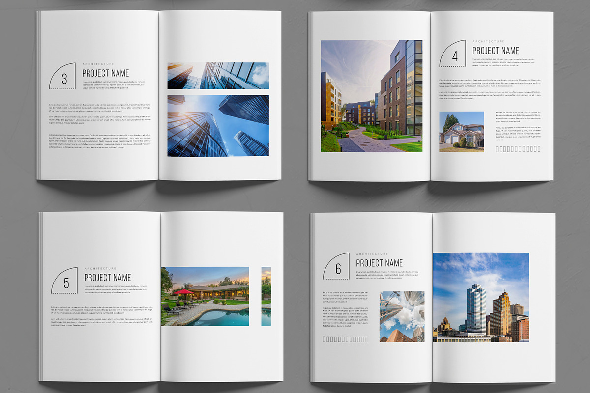 Architecture Portfolio Template, a Brochure Template by MightyDesign (Photo 3 of 6)