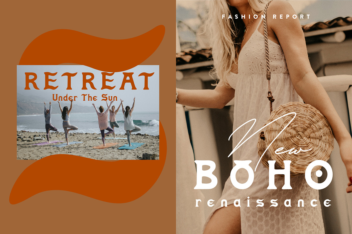Salome Nomadic Handwritten Logo Font, a Serif Font by Struvictory.art (Photo 3 of 9)