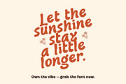 Sunset Fiesta - Summer Vibes Font, a Sans Serif Font by Inviline.co (Thumbnail 10 of 10)