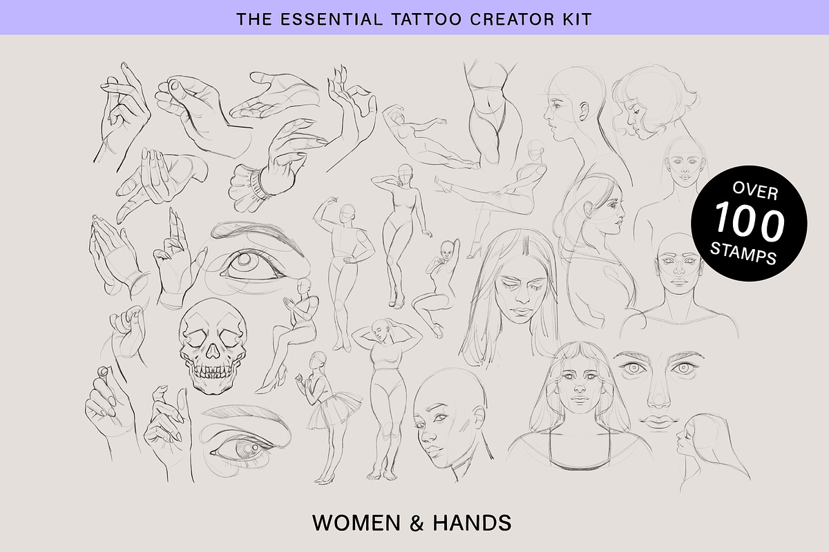 The Essential Tattoo Creator Kit, a Brushes & More by Good Kid Studio (Photo 5 of 8)